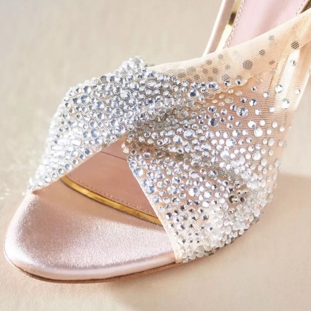 Gedebe Mariel Tulle Crystal Mule - Picture 4 of 12